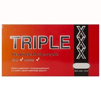 Triple XXX  6 capsules