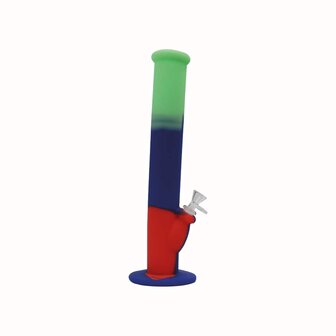  Silicone Bong Green, Blue and Red