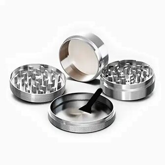 Grinder Aluminium Zilver